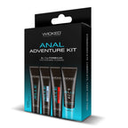 Wicked® Sensual Care Wicked Jelle Anal Adventure Kit - 4 Formula Variety Pack with Relaxants