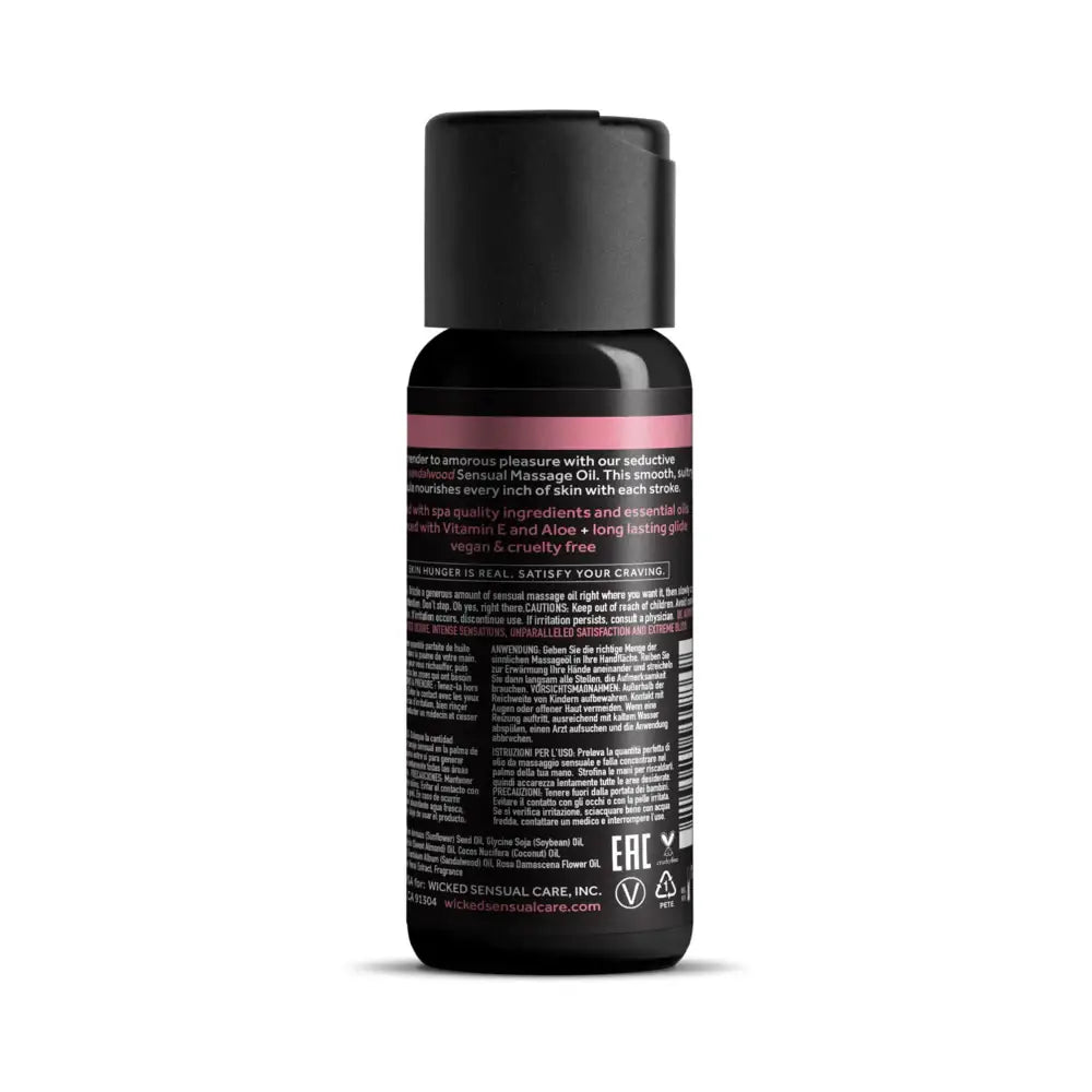 Wicked® Sensual Care Wicked Massage Oil – Vitamin E & Aloe | 4 fl. oz.