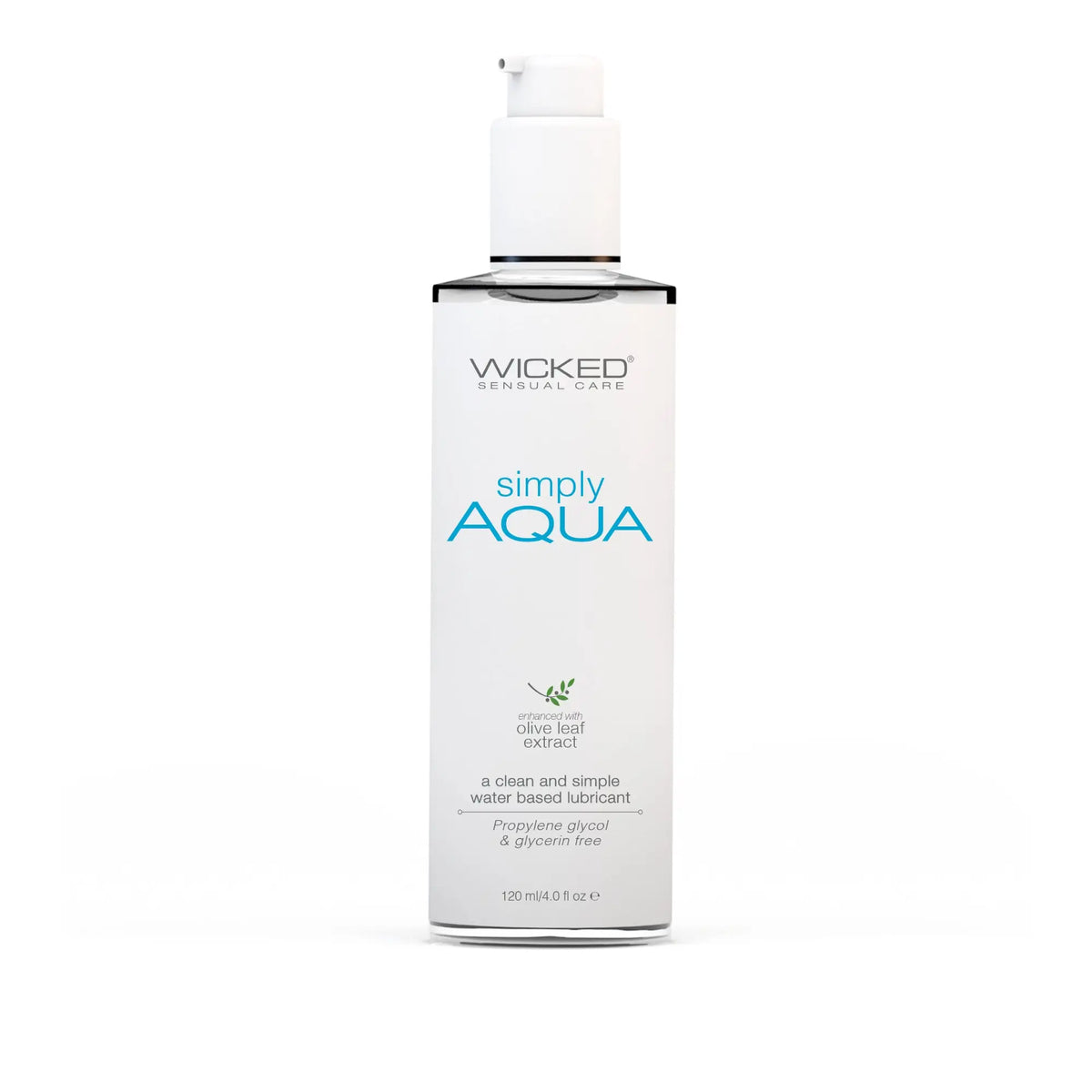 Wicked® Sensual Care Wicked Simply Aqua Water-Based Lubricant 4 oz