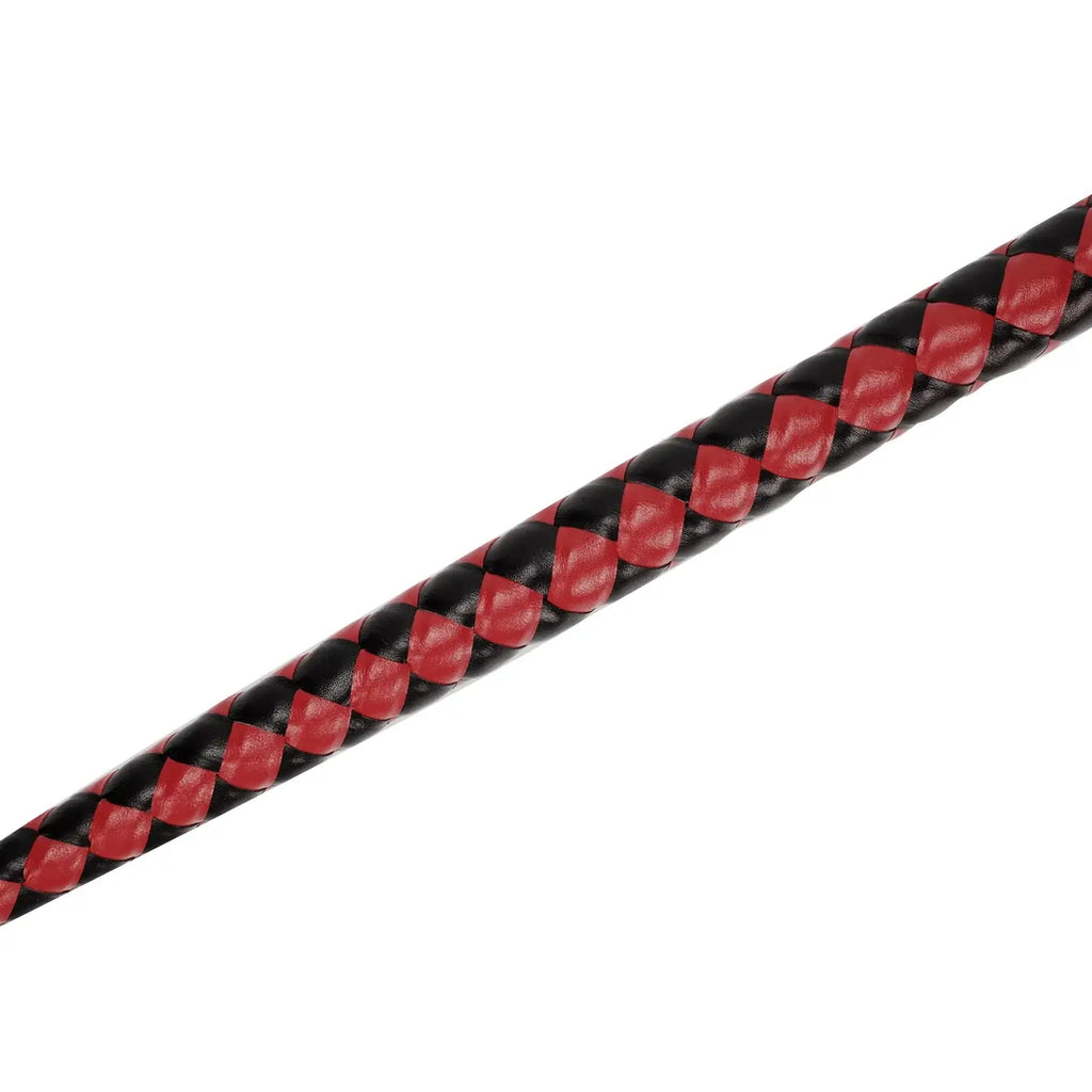 Wine Red Collection Leather Bull Whip - Burgundy - Flogger
