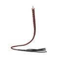 Wine Red Collection Leather Bull Whip - Burgundy - Flogger