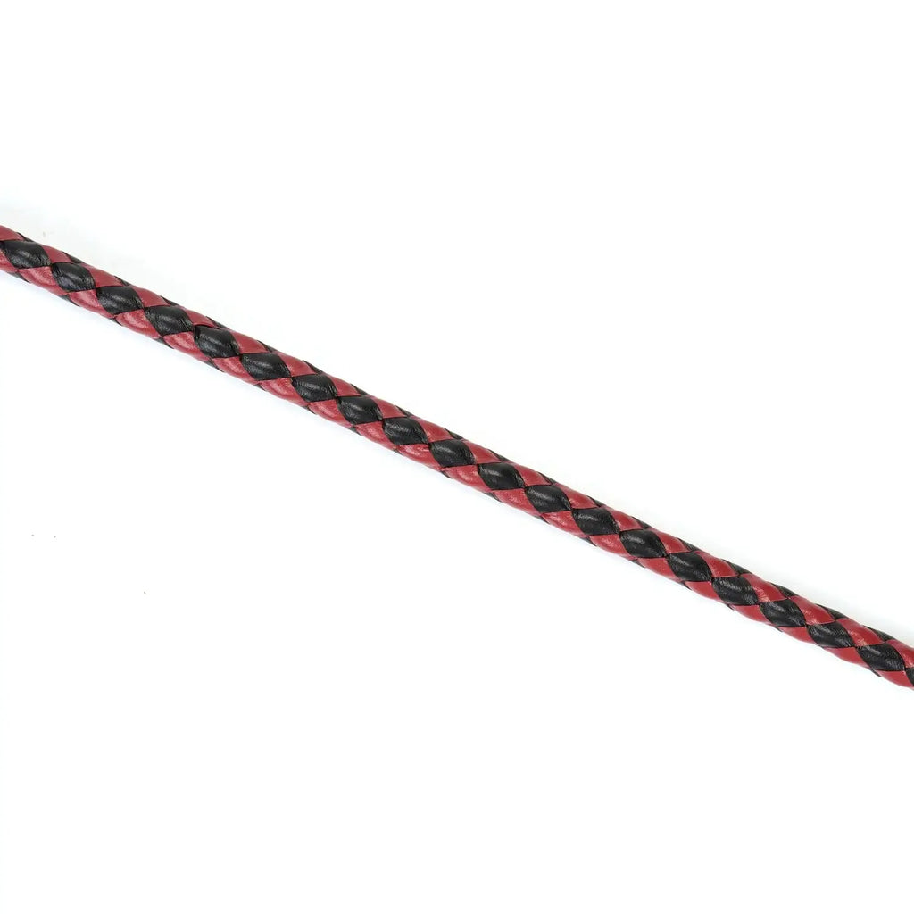 Wine Red Collection Leather Bull Whip - Burgundy - Flogger