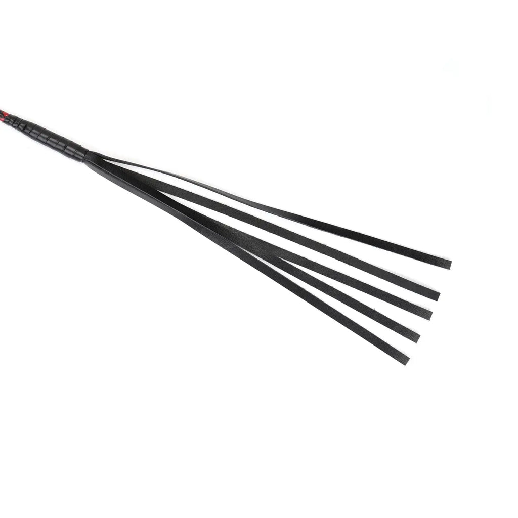 Wine Red Collection Leather Bull Whip - Burgundy - Flogger