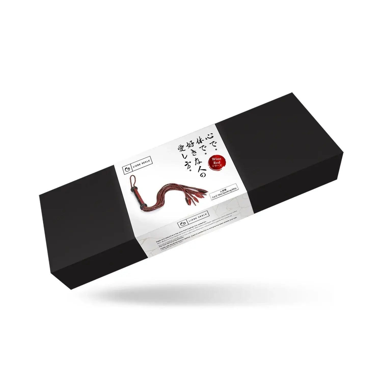 Wine Red Collection Leather Cat O’ Nine Tails Flogger - Burgundy