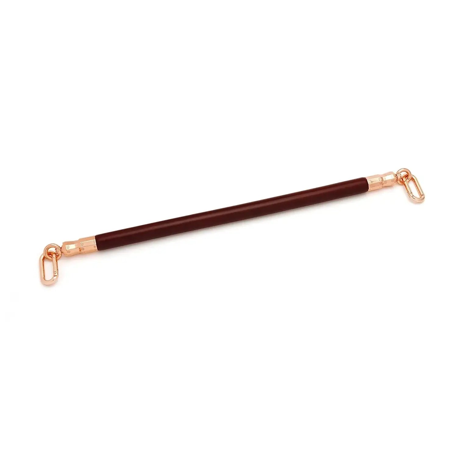 Wine Red Collection Leather-Coated Spreader Bar - Burgundy - Restraints
