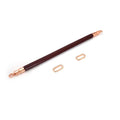 Wine Red Collection Leather-Coated Spreader Bar - Burgundy - Restraints