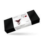 Wine Red Collection Leather Deluxe Hands-Free Wand Harness - Burgundy