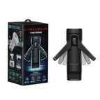 The Wing Thrusting & Vibrating Masturbator - Black