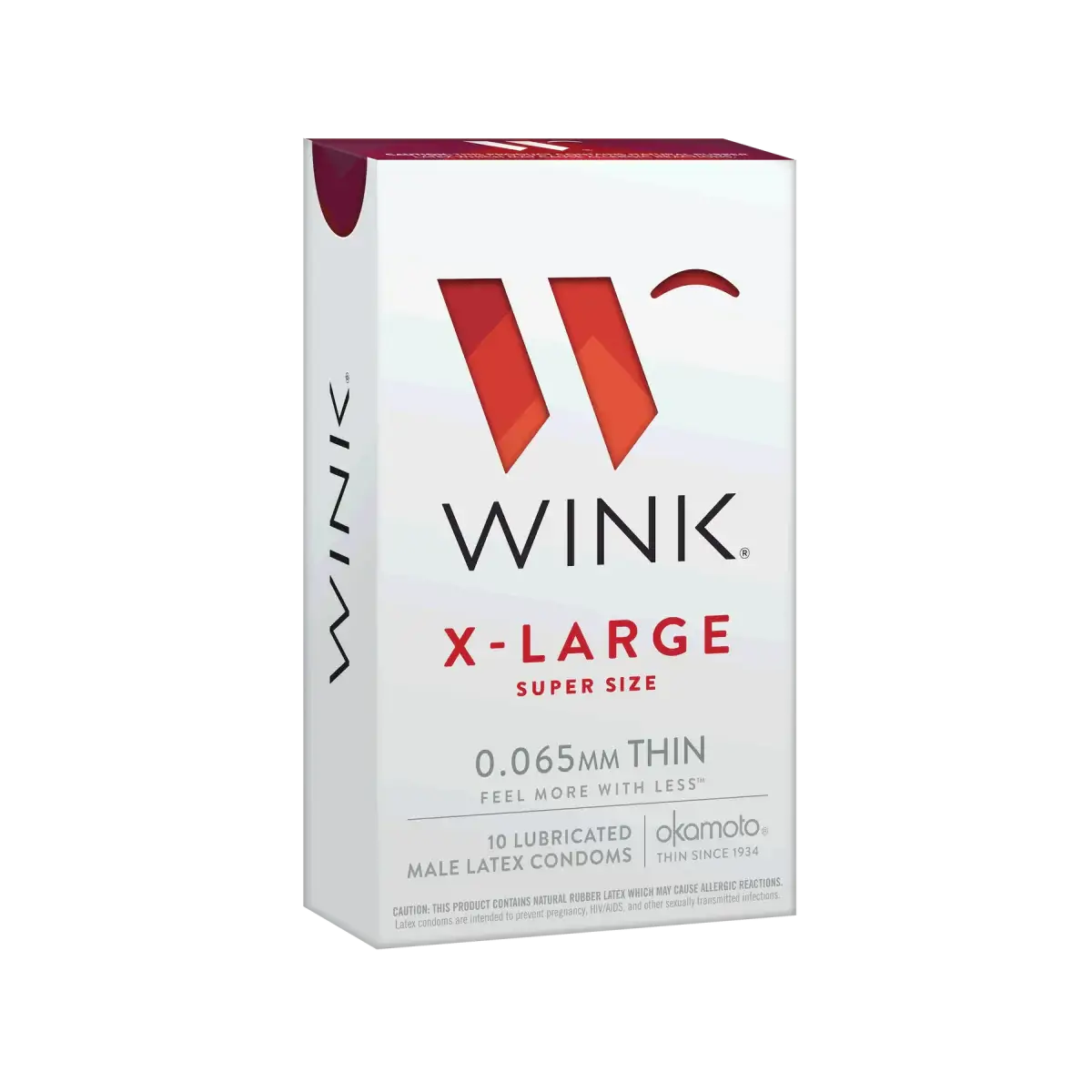 Wink® Super X - Large Thin Condoms 10 - Pack - Rolik®