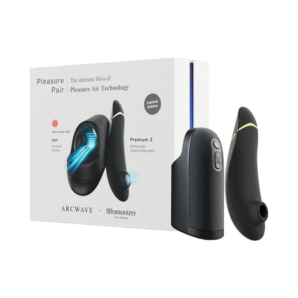 Arcwave x Womanizer Pleasure Pair - Ion Stroker & Premium 2 Clit Stimulator - Rolik®