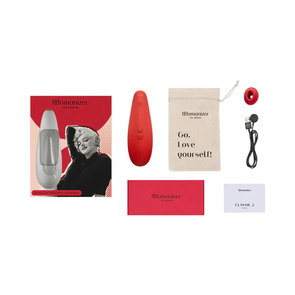 Classic 2 Marilyn Monroe™ Special Edition Contact - Free Pleasure Air Clitoral Stimulator - Vibrator