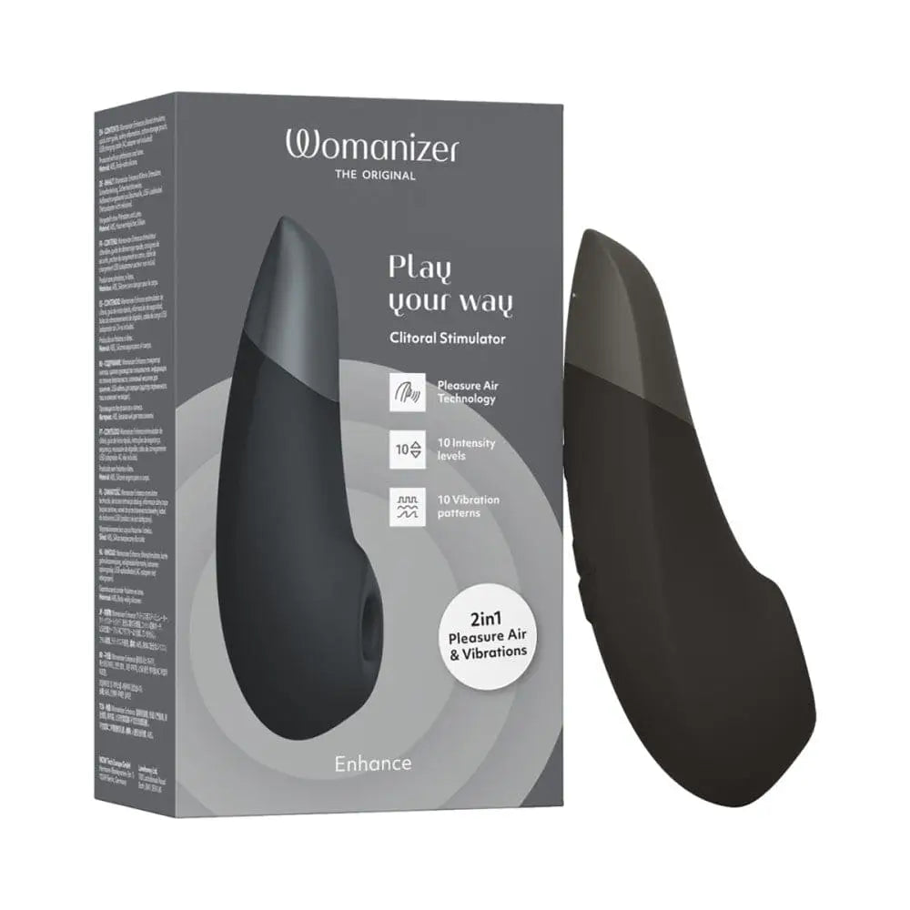 Womanizer Enhance 2-in-1 Clitoral Stimulator Black - Rolik®