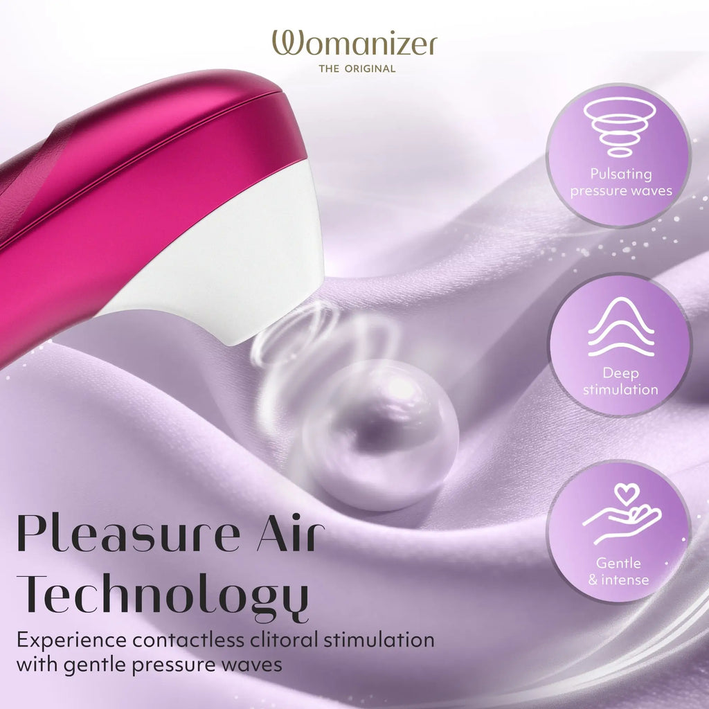 Womanizer Pro Air Pulse Clitoral Vibrator
