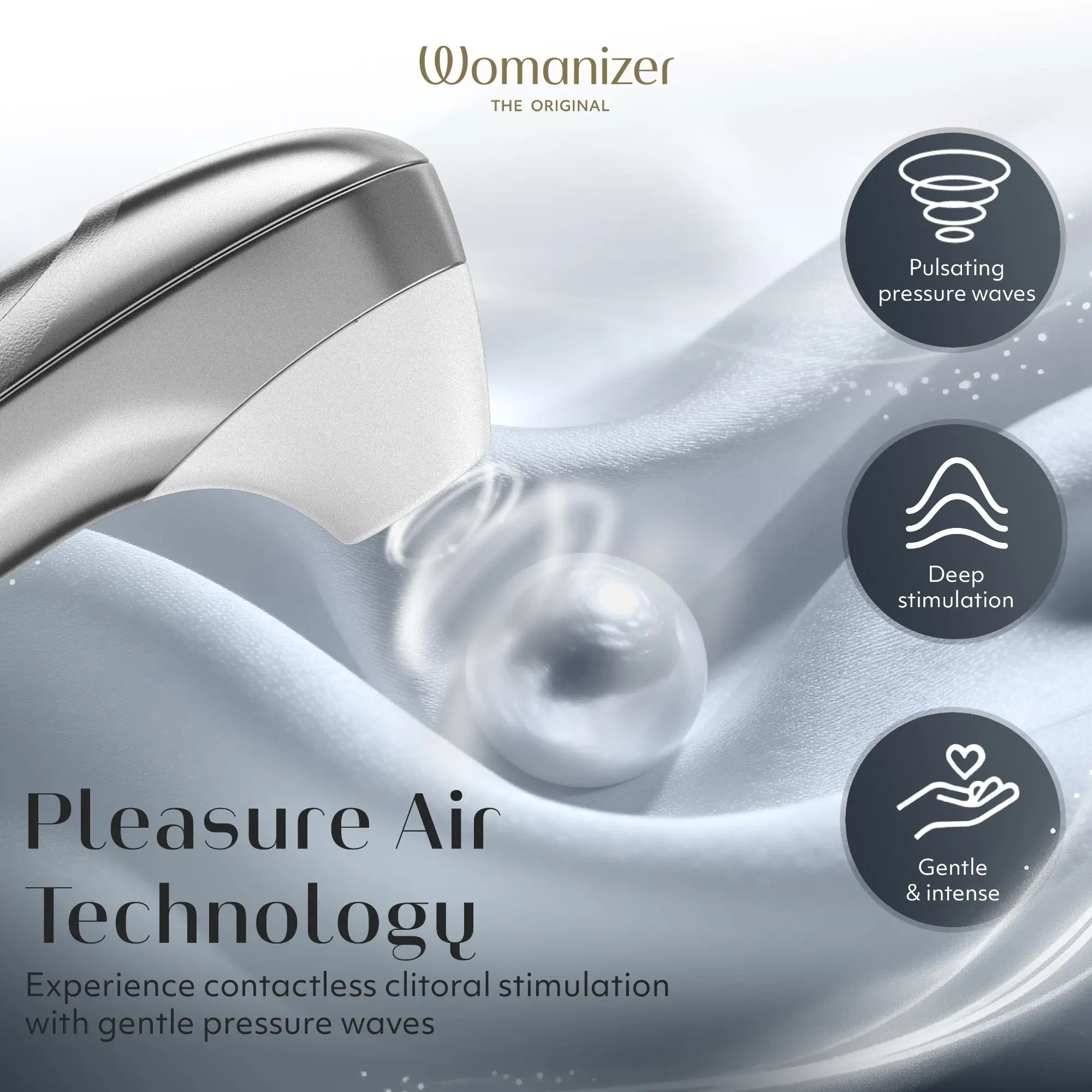 Womanizer Pro Air Pulse Clitoral Vibrator