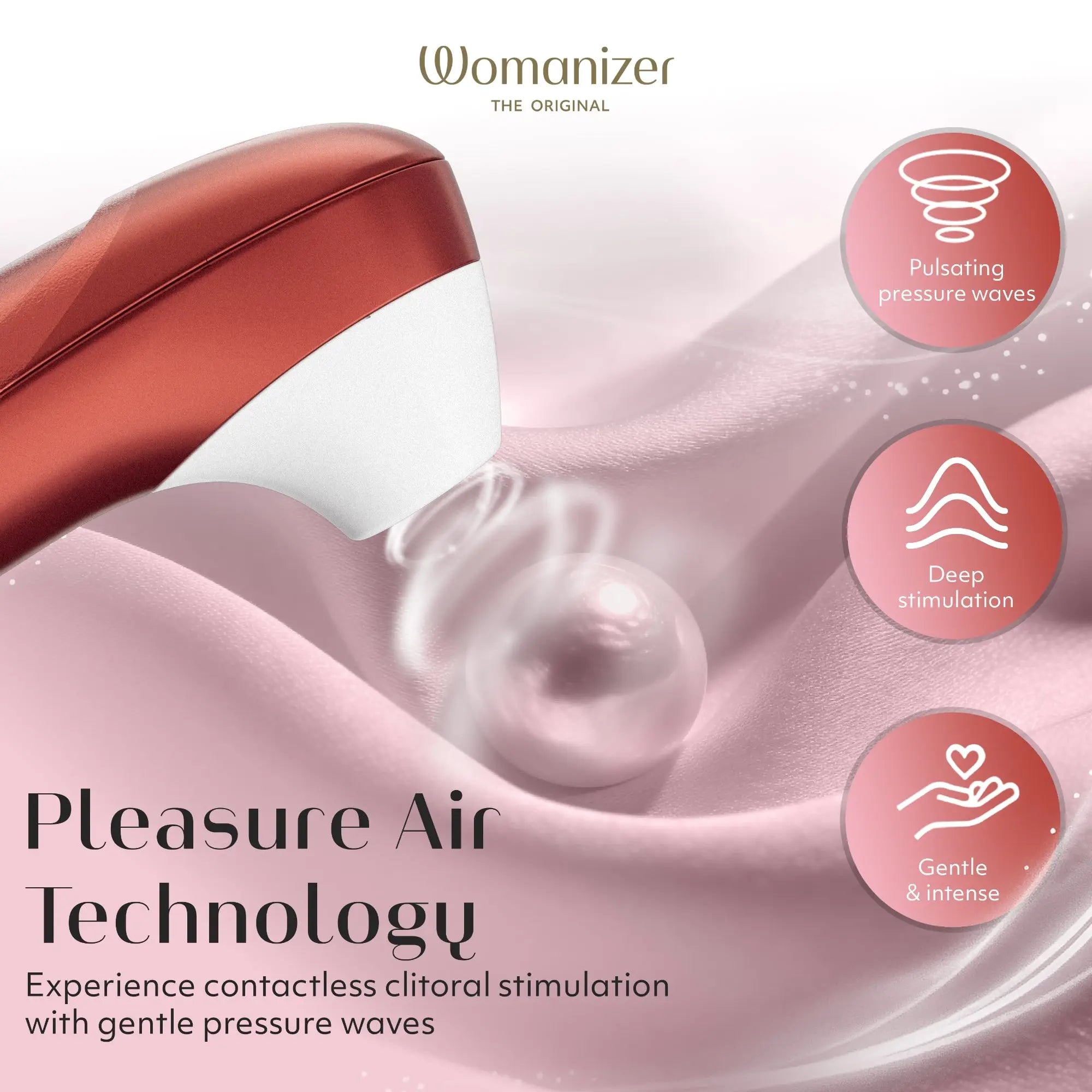 Womanizer Pro Air Pulse Clitoral Vibrator
