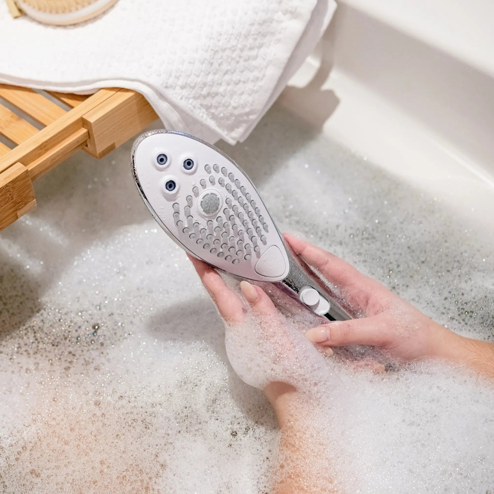 Wave 2-in-1 Pleasure Stimulation Shower Head - Stimulator