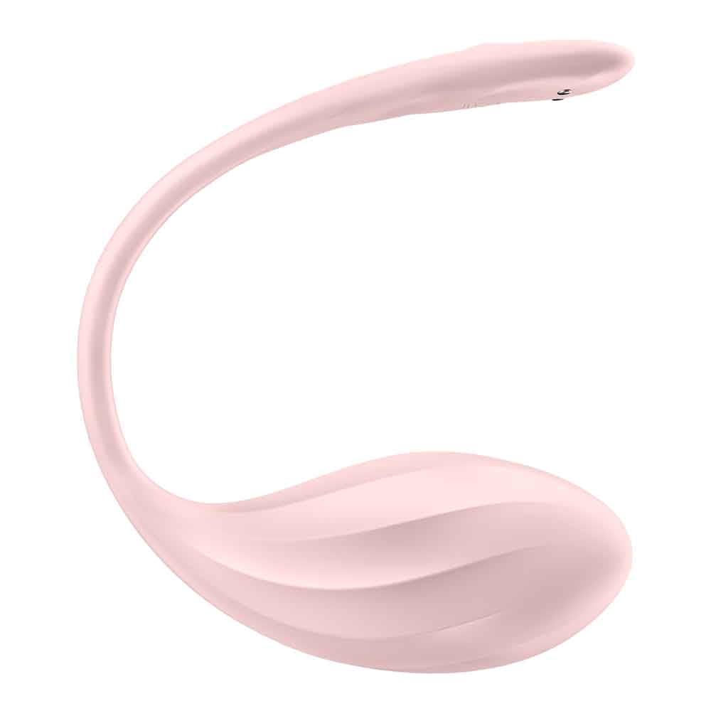 Satisfyer Ribbed Petal Smart Remote Wearable Vibrator Pink - Rolik®