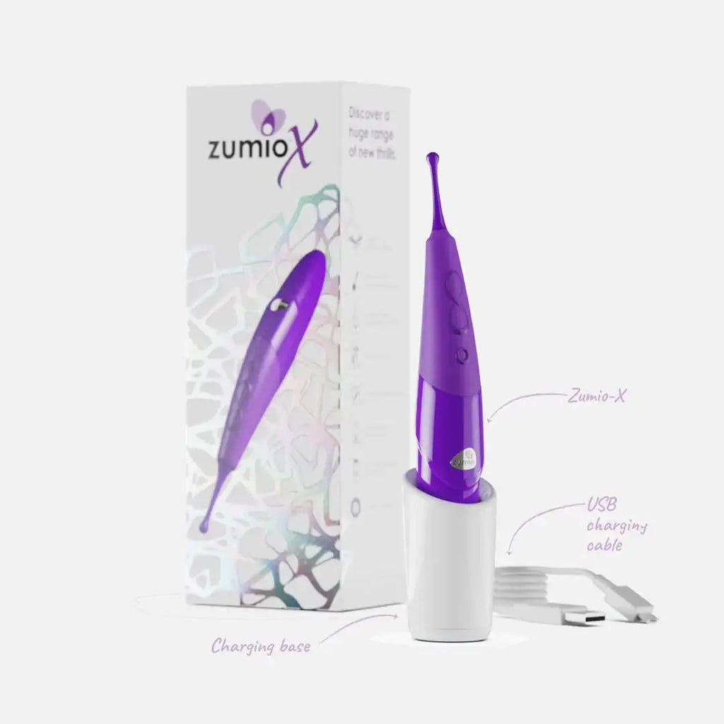 X Pinpoint Stimulator for Quick & Intense Orgasms - Purple - Vibrator