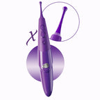 X Pinpoint Stimulator for Quick & Intense Orgasms - Purple - Vibrator