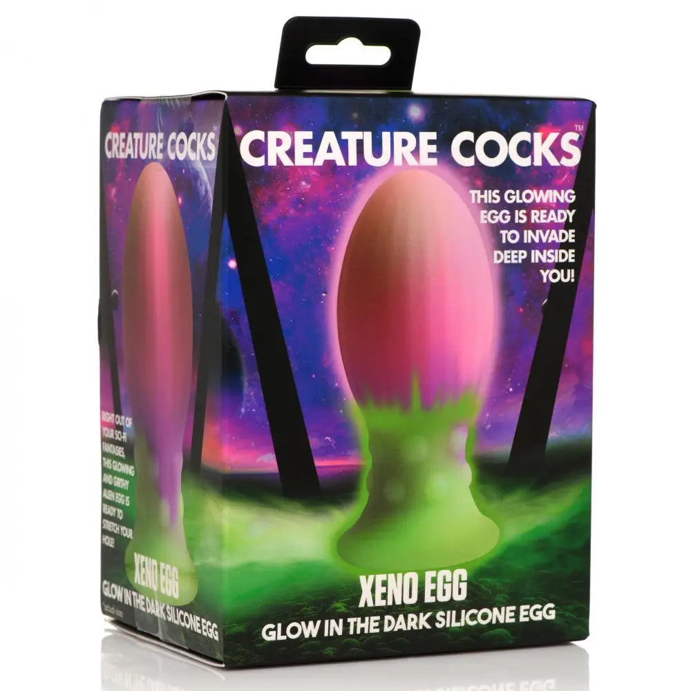 Xeno Glow in the Dark Silicone Egg - Dildo
