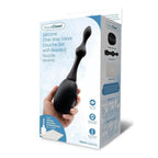 Xgen AquaClean™ Silicone One Way Valve Douche with Beaded Nozzle Black