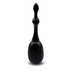 Xgen AquaClean™ Silicone One Way Valve Douche with Beaded Nozzle Black