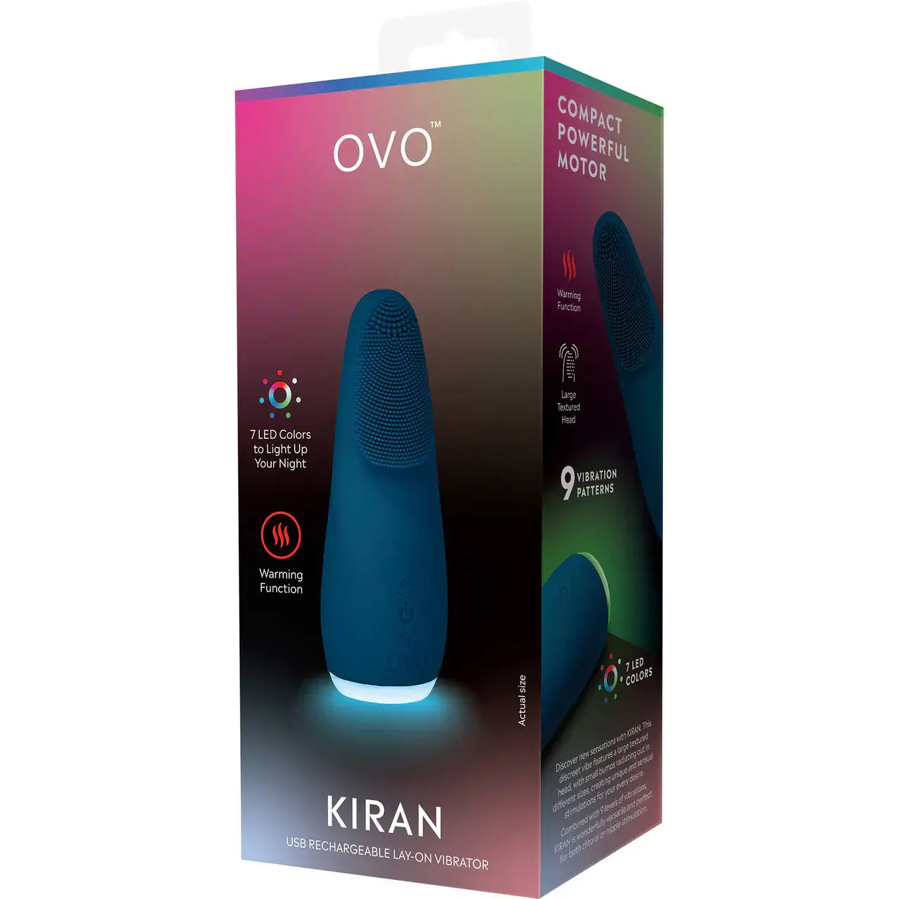 OVO™ Kiran Lay-on Vibrator - Teal