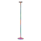 Xgen Power Pole™ Pro Portable Exercise & Dance Spinning Pole Rainbow