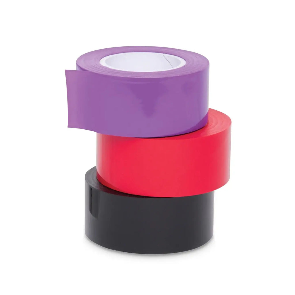Multicolor Whipsmart Bondage Tape 3-Pack with Blindfold