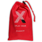 XPLAY® Ultra Soft 100% Cotton Sex Toy Gear Bag - Red - Storage