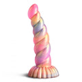 XR Brands® Aurora Unicorn Dildo – Fantasy Silicone with Suction Cup | 8.5’’ Multicolor