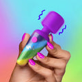 Bang! Rainbow Mini Silicone Wand Vibrator - Rolik®