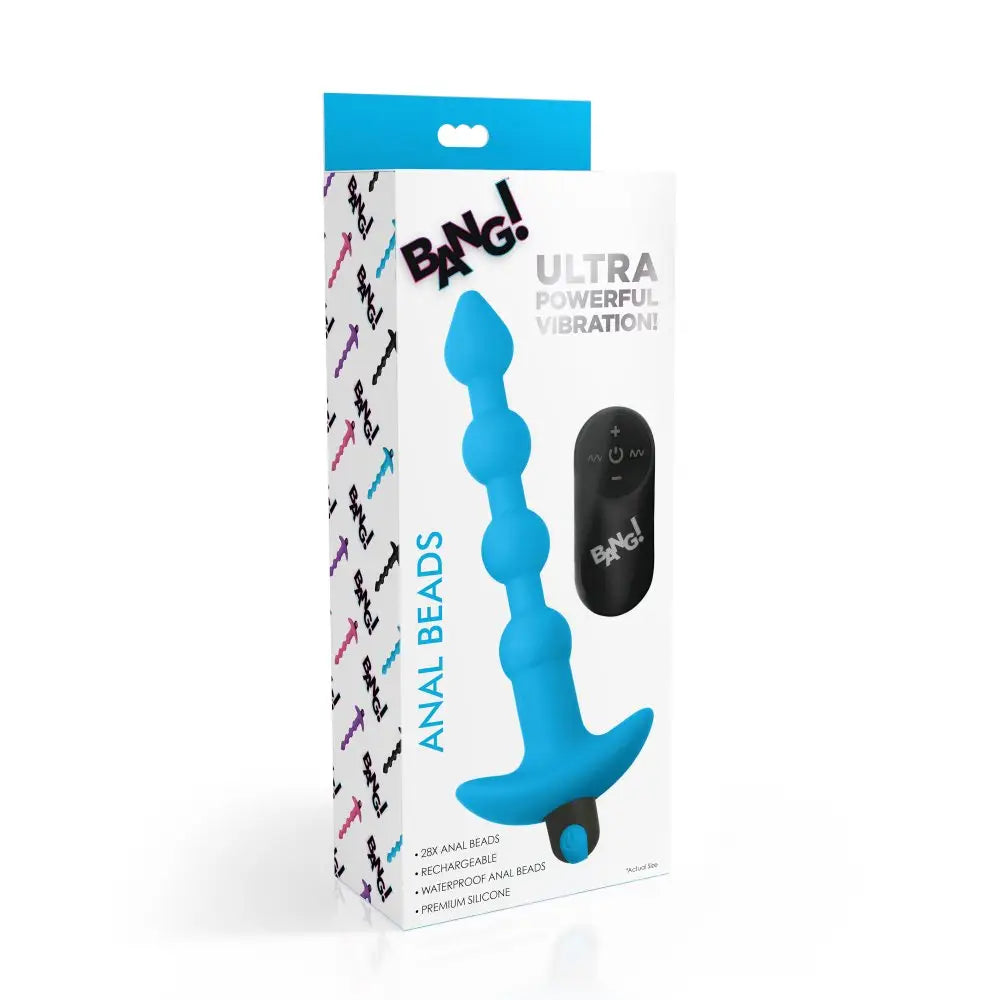 Bang! Remote Control Vibrating Silicone Anal Beads