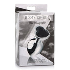 Booty Sparks™ Black Heart Anal Plug - Butt