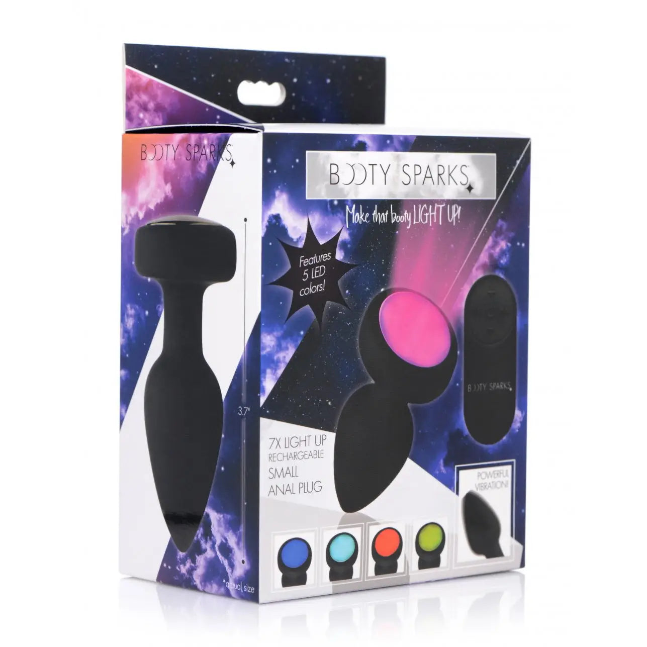 Booty Sparks™ Light Up Rechargeable Silicone Butt Plug