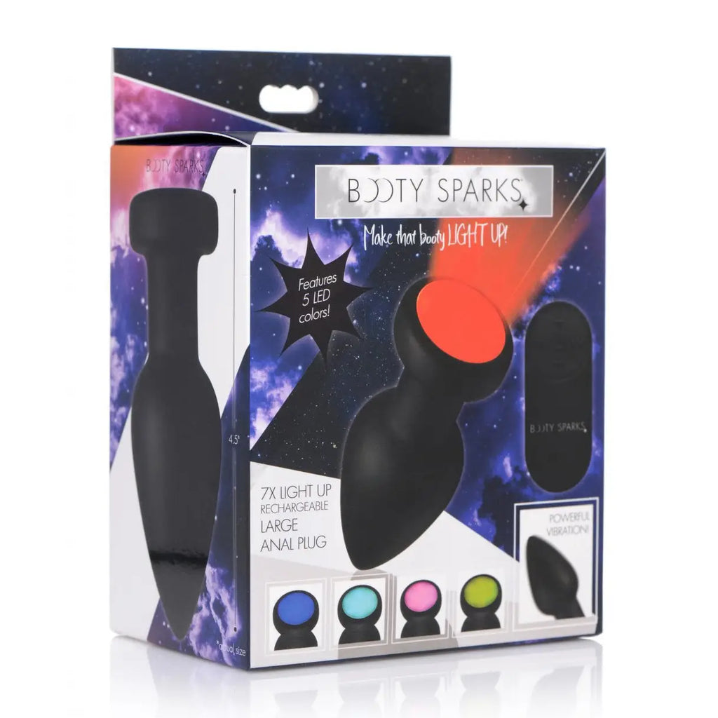 Booty Sparks™ Light Up Rechargeable Silicone Butt Plug
