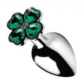 Booty Sparks™ Lucky Clover Gem Plug - Small / Green - Butt