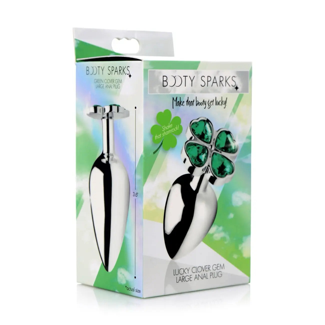 Booty Sparks™ Lucky Clover Gem Plug - Butt
