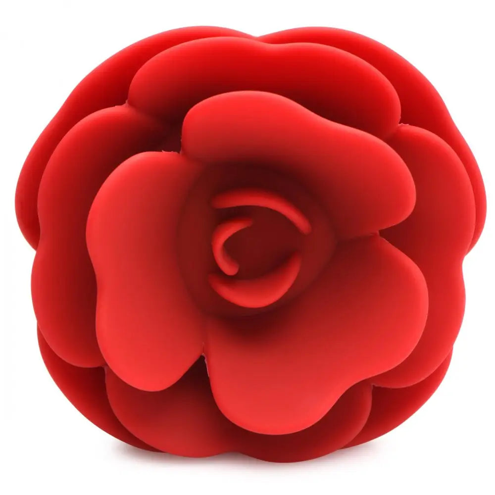 Booty Sparks™ Vibrating Rose Anal Plug with Remote - Butt