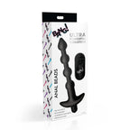 XR Brands® Brands Bang! Remote Control Vibrating Anal Beads – 11 Modes IPX7 Waterproof & Rechargeable