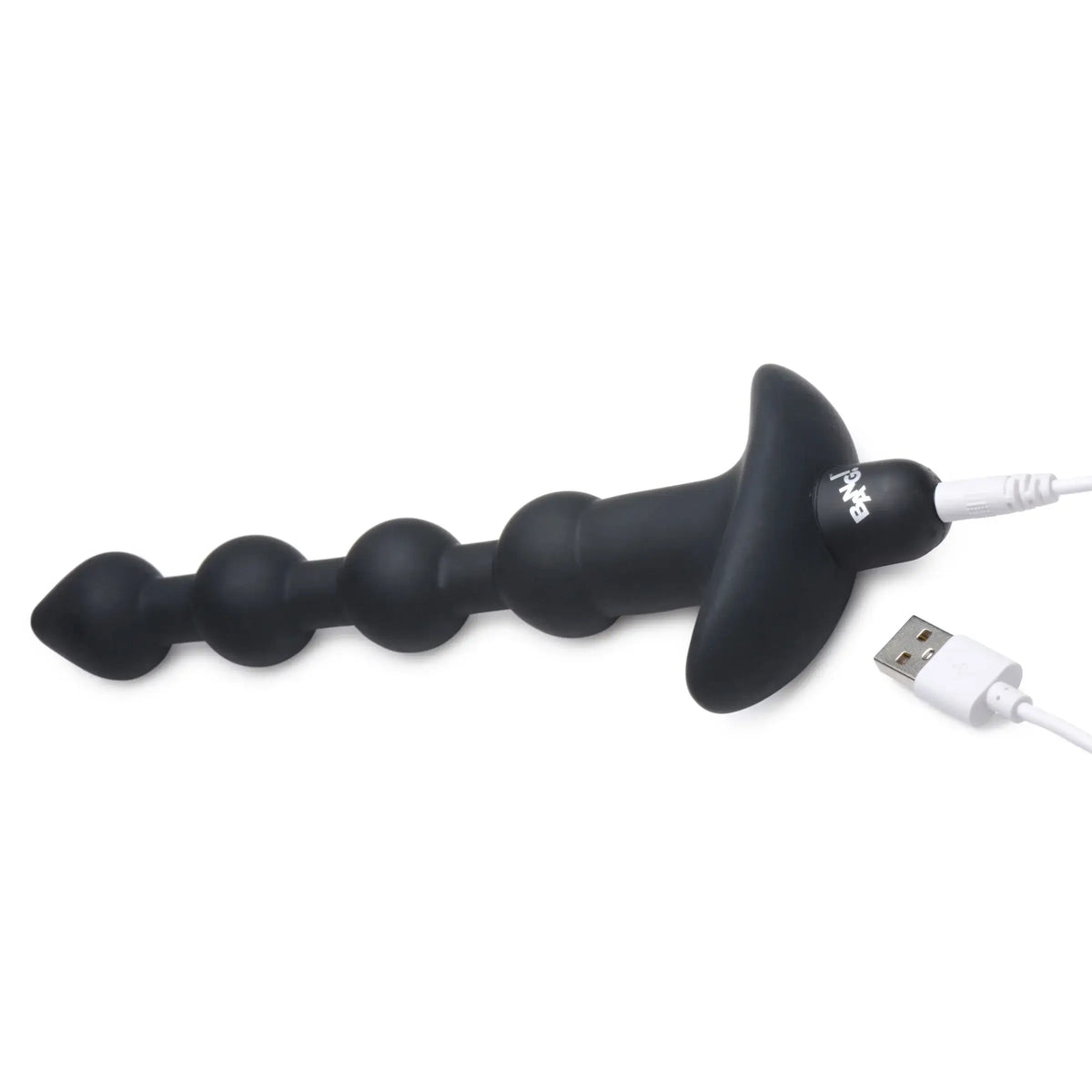 XR Brands® Brands Bang! Remote Control Vibrating Anal Beads – 11 Modes IPX7 Waterproof & Rechargeable