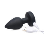 XR Brands® Brands Booty Sparks Light-Up Vibrating Butt Plug | LED Light Show 7 Modes Wireless Remote