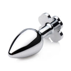 XR Brands® Brands Booty Sparks Lucky Clover Gem Plug – 3 Sizes Metal Temperature Play