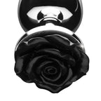 XR Brands® Brands Booty Sparks Rose Anal Plug | Aluminum Metal Butt