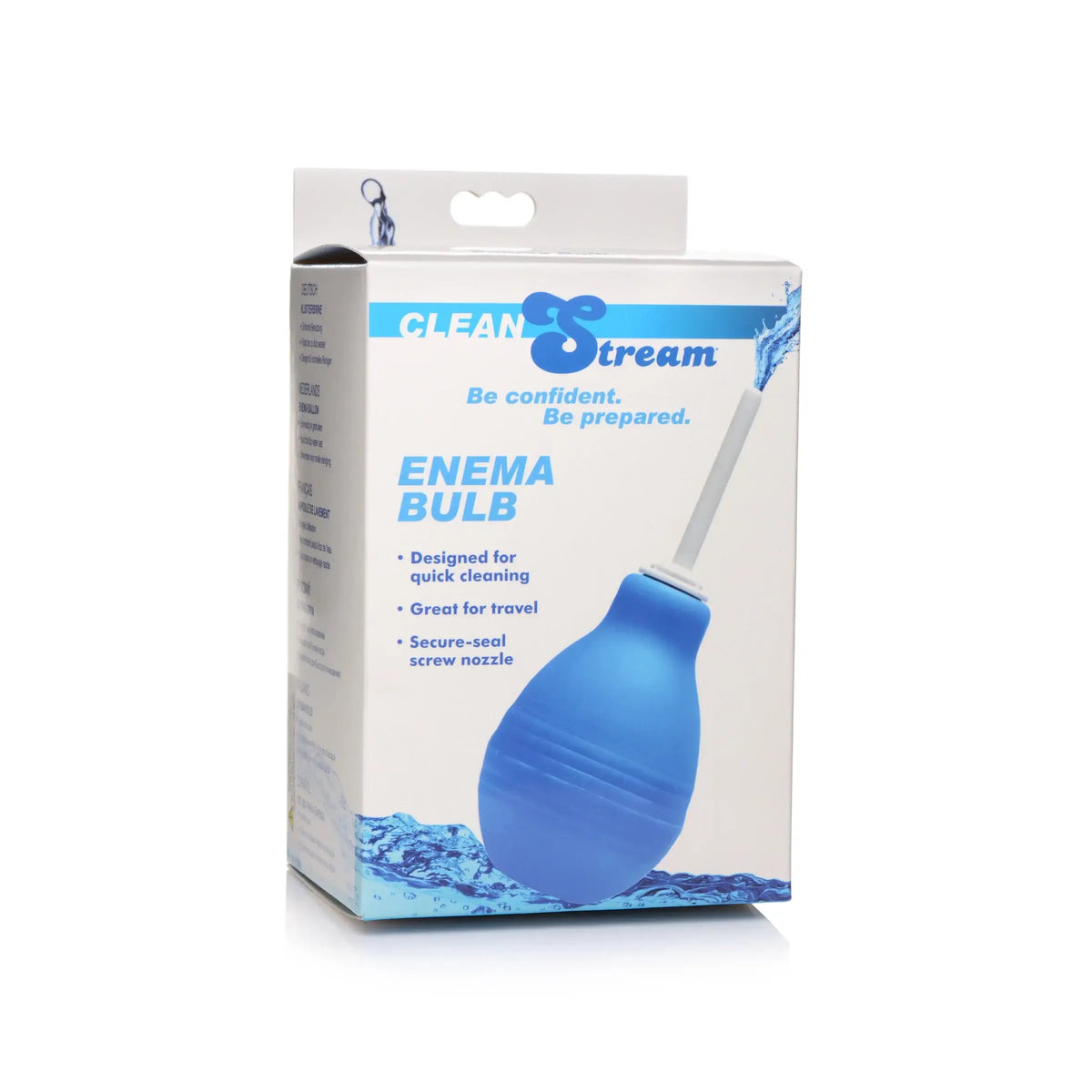 XR Brands® Brands CleanStream Enema Bulb – 8 fl oz Anal Douche Blue