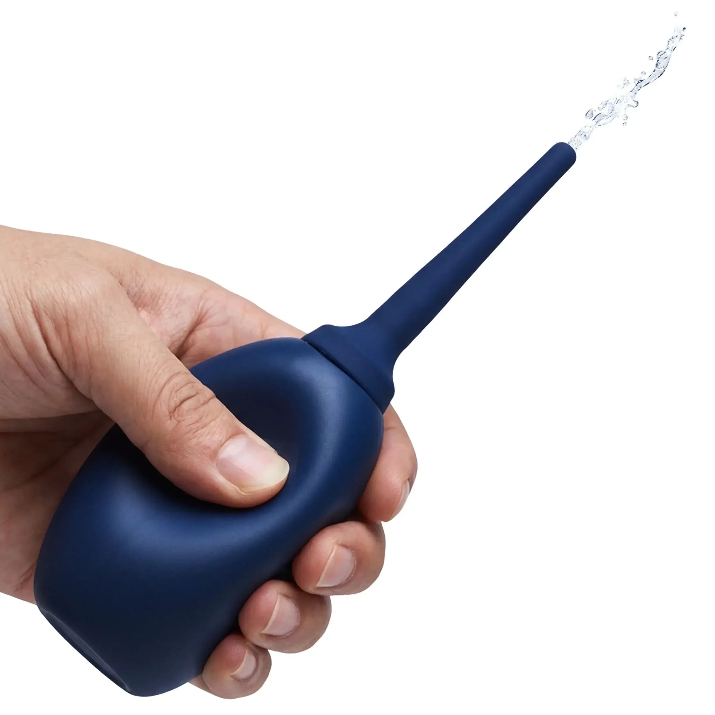 XR Brands® Brands CleanStream Flex-Tip Silicone Enema Bulb Blue