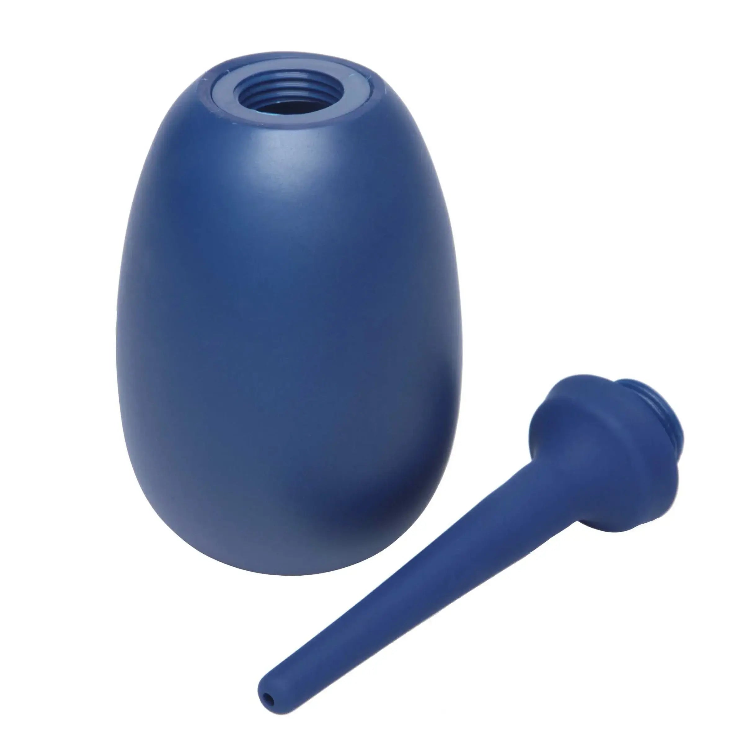 XR Brands® Brands CleanStream Flex-Tip Silicone Enema Bulb Blue