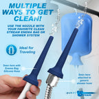 XR Brands® Brands CleanStream Flex-Tip Silicone Enema Bulb Blue