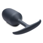 XR Brands® Brands Heavy Hitters Weighted Silicone Anal Plug – Internal Metal Weight Flexible Base S–XL