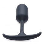XR Brands® Brands Heavy Hitters Weighted Silicone Anal Plug – Internal Metal Weight Flexible Base S–XL